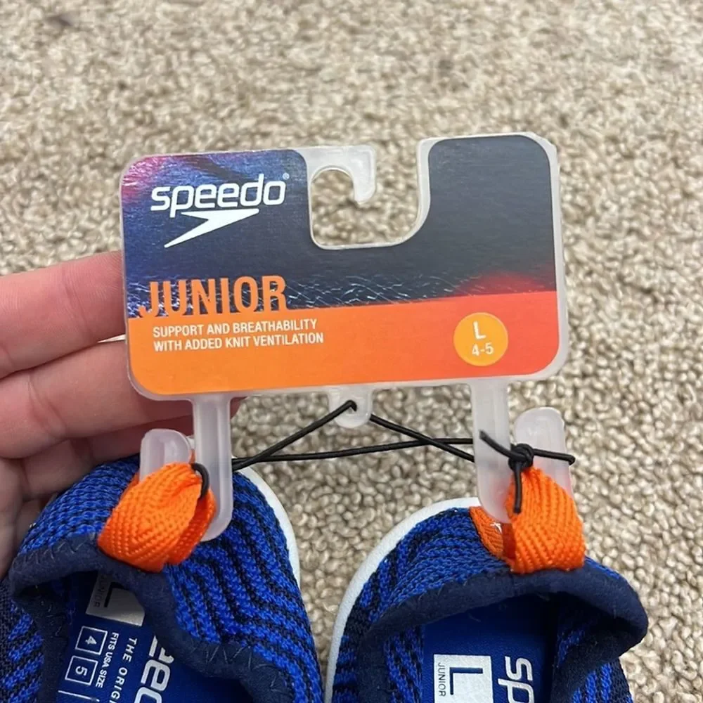 NWT Speedo Junior Water Shoes Youth L 4-5